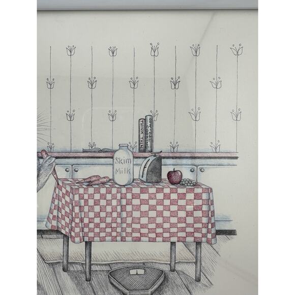 Susan B. Rupp "Thinning Hare" Rabbit Print 1992 #72/950 Framed 8"x 10" Signed - Picture 5 of 7